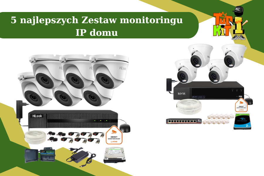 5 najlepszych Zestaw monitoringu IP domu ranking 2025