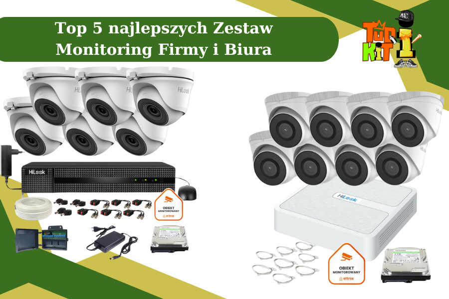 Top 5 Najlepszych Zestaw Monitoring Firmy i Biura